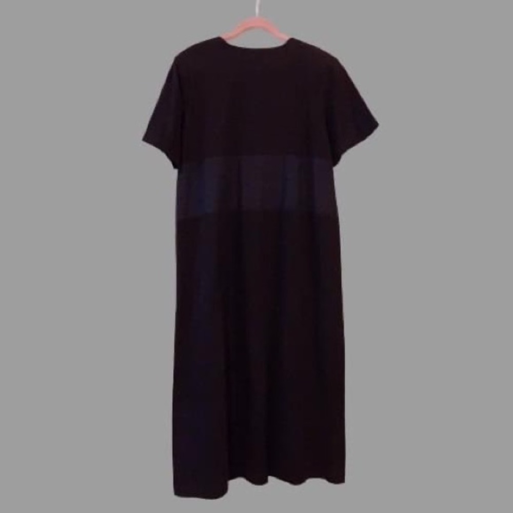 Cat Art Patchwork Vacation Maxi Button Down Cotto… - image 6